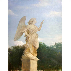 油画作品天使