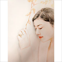 彩铅作品女人