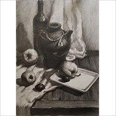 素描作品静物
