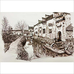 速写作品风景
