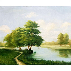 油画作品风景